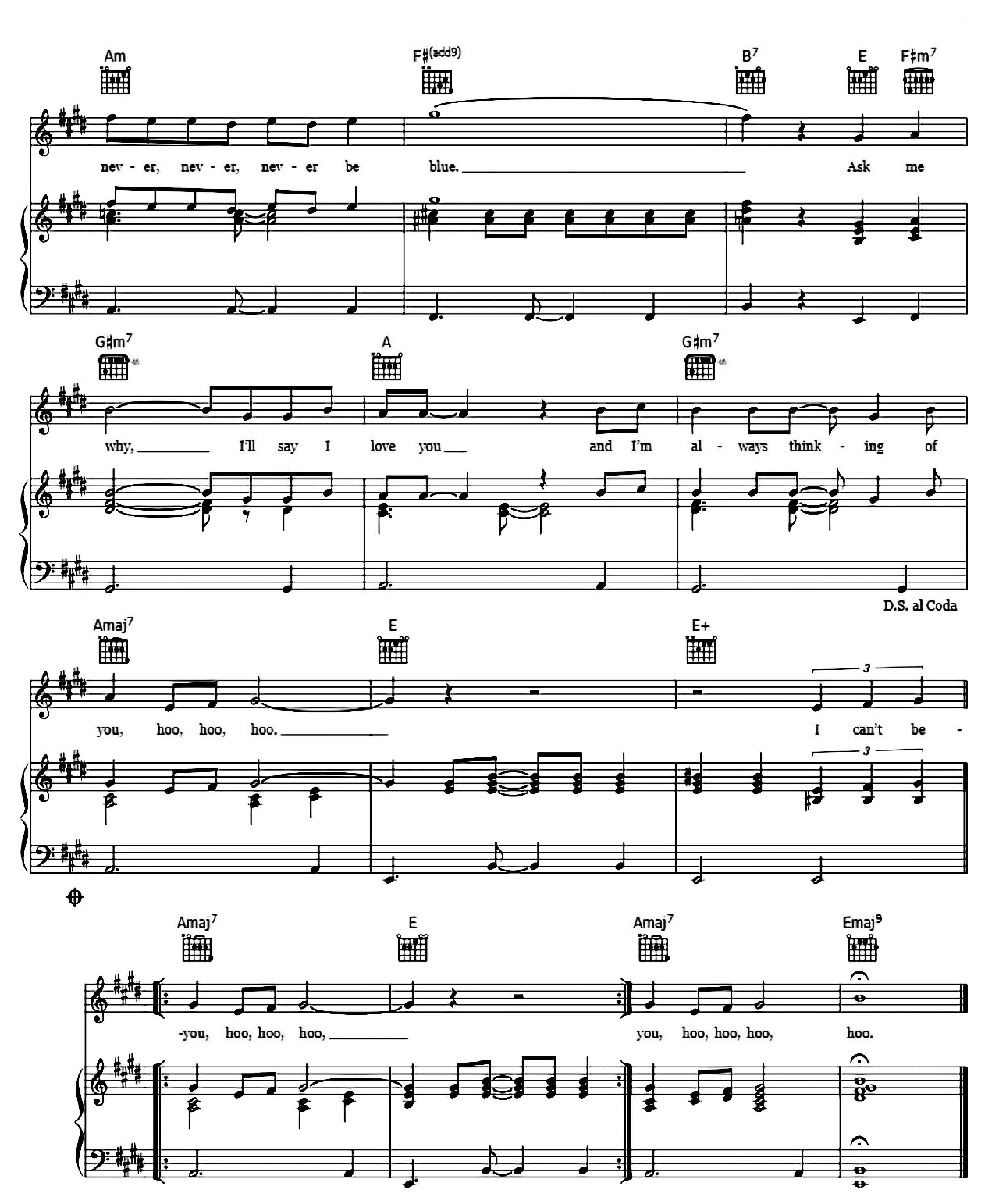 Ask Me Why sheet music 6