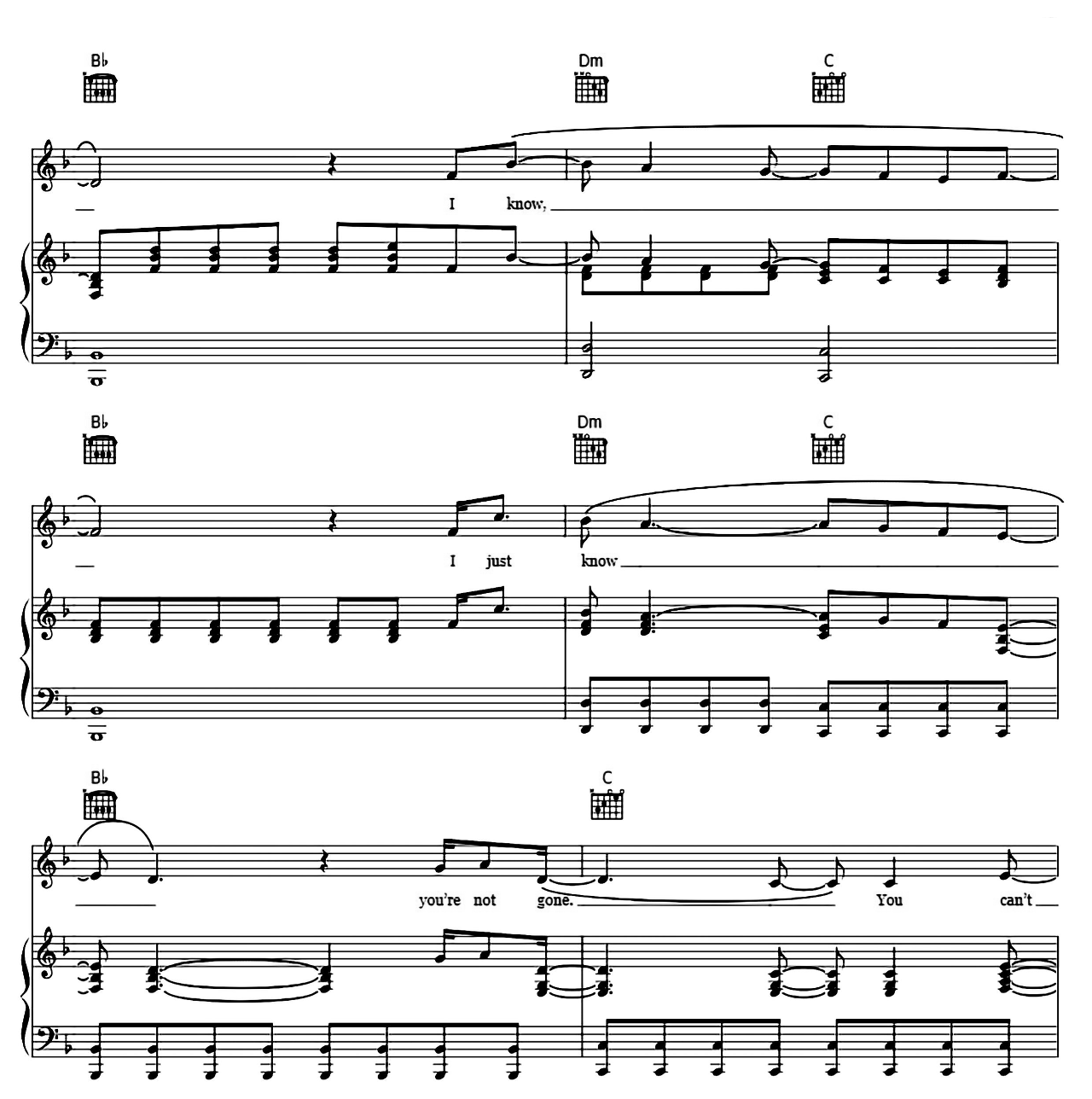 Haunted sheet music 5