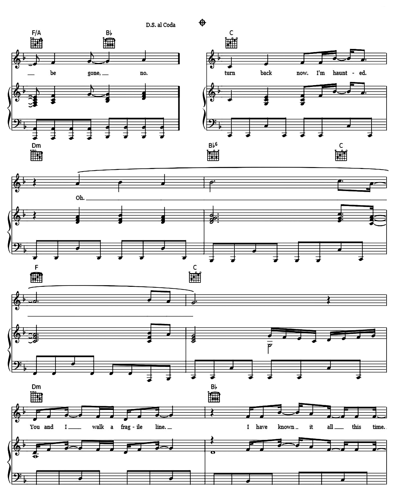 Haunted sheet music 6