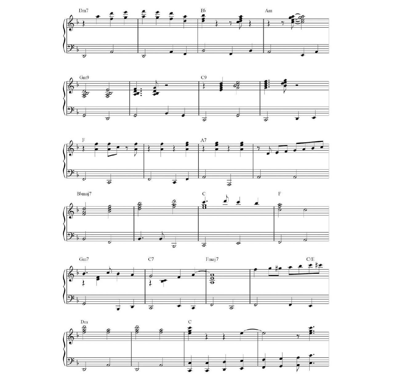 Epilogue sheet music 3