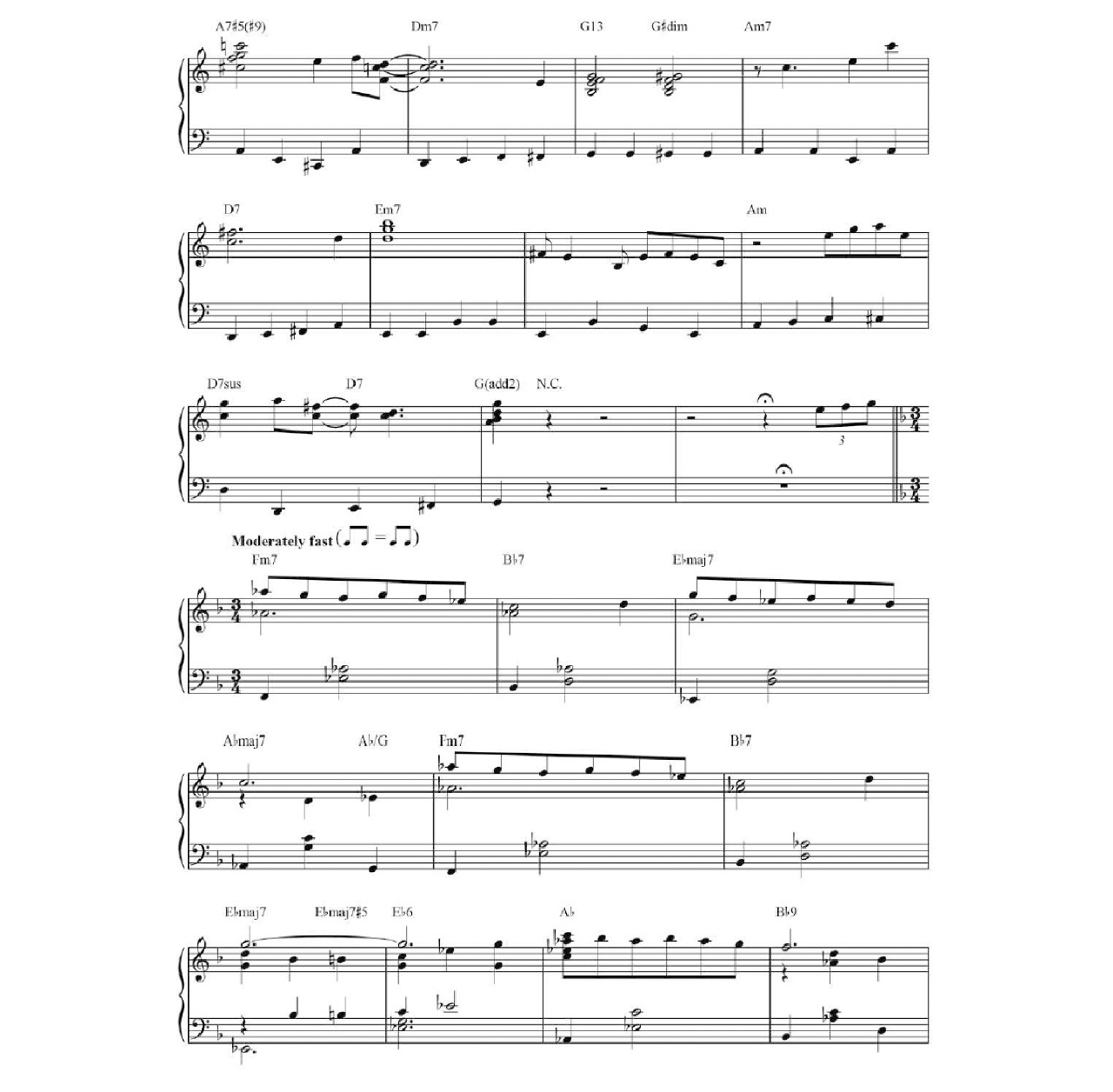 Epilogue sheet music 6