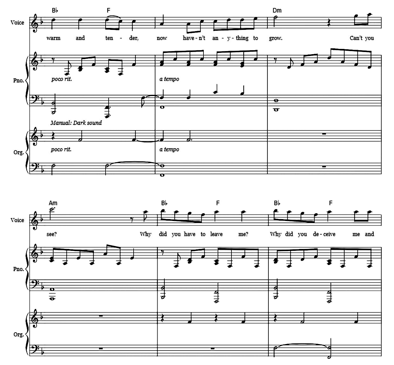 Nevermore sheet music 3