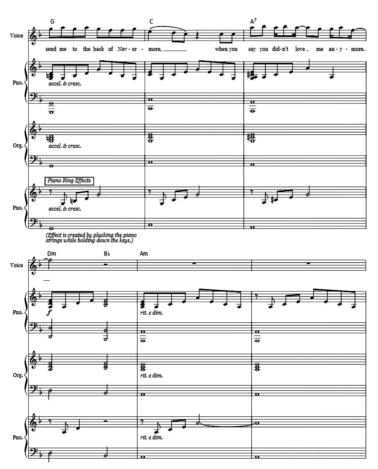 Nevermore sheet music 4