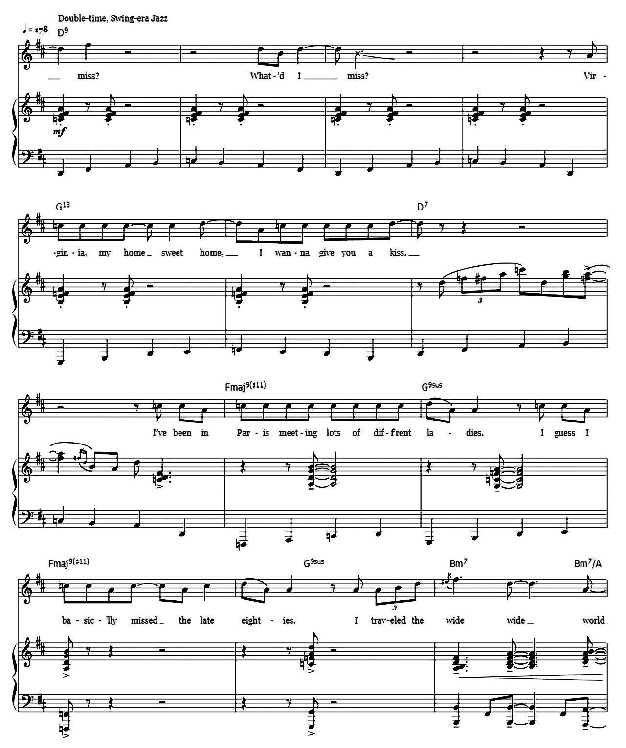 What'd I Miss (from Hamilton) sheet music 7