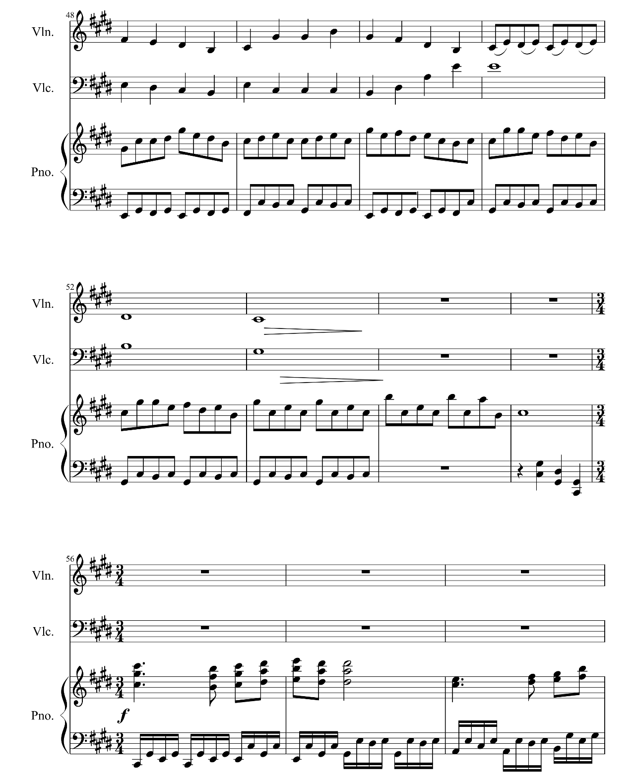 Lux Aeterna sheet music 5