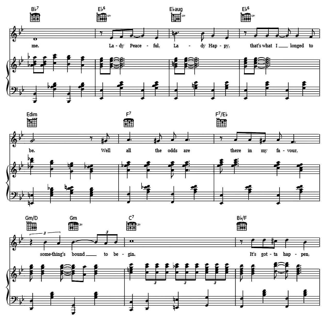 Maybe This Time (from Musical Cabaret) sheet music 5