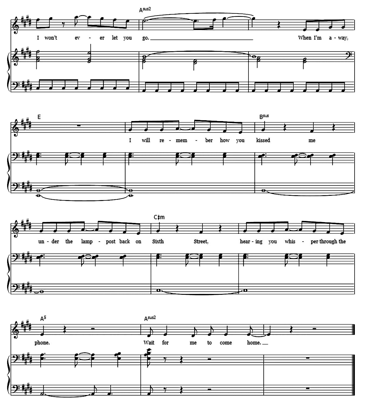 Photograph sheet music 7