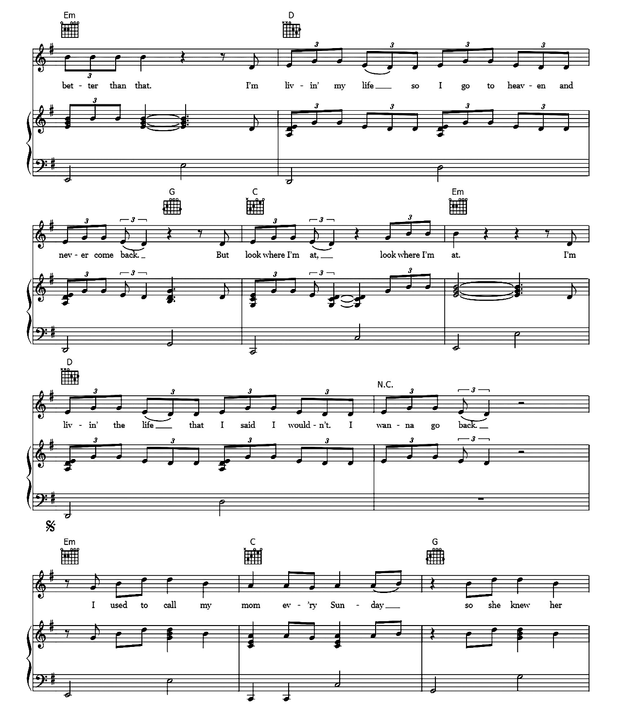 What Other People Say sheet music 2