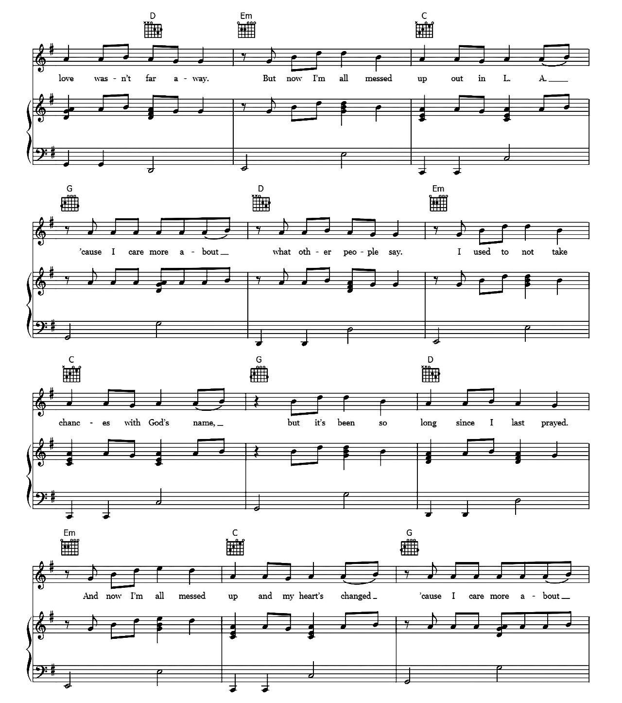 What Other People Say sheet music 3