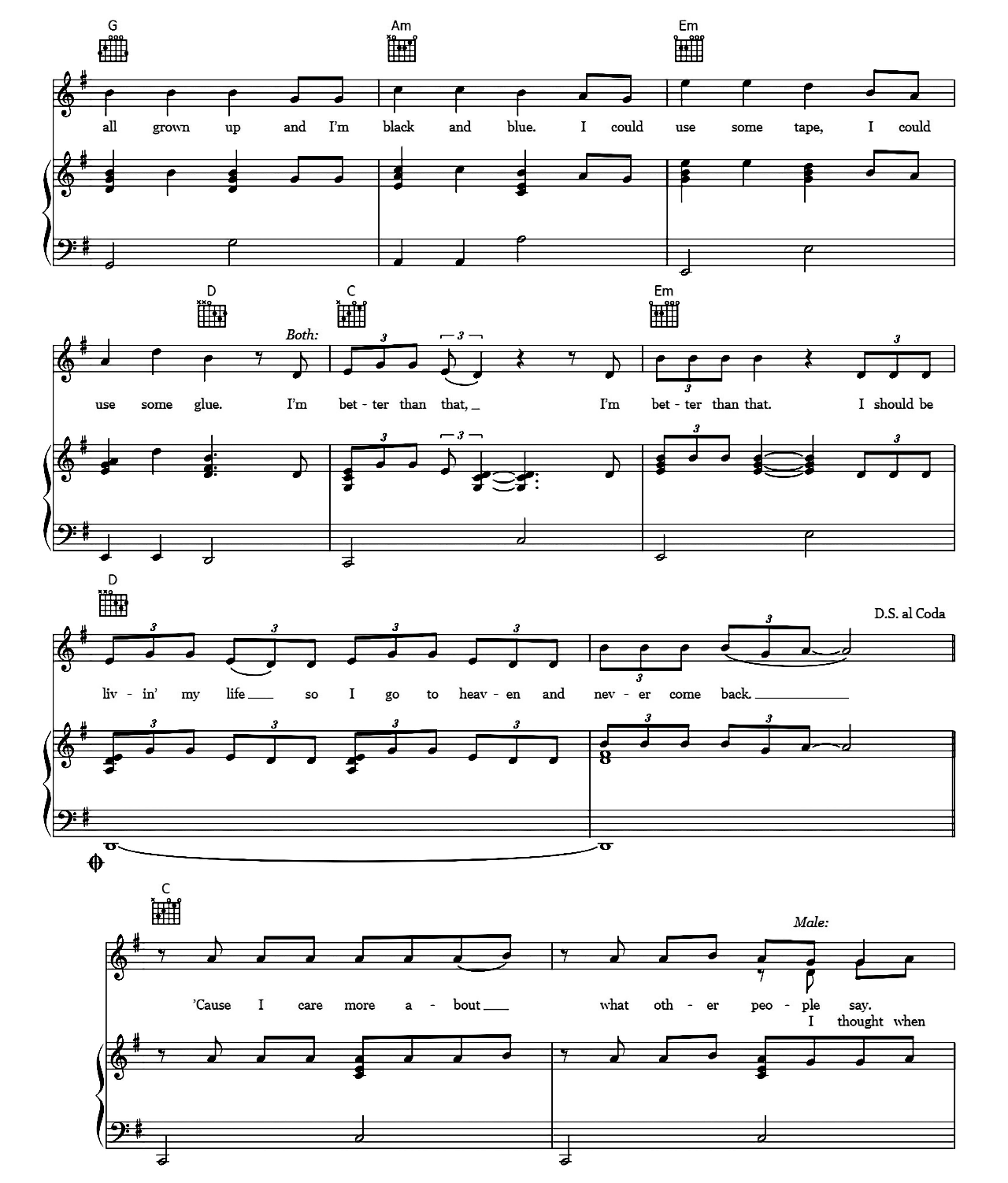 What Other People Say sheet music 5