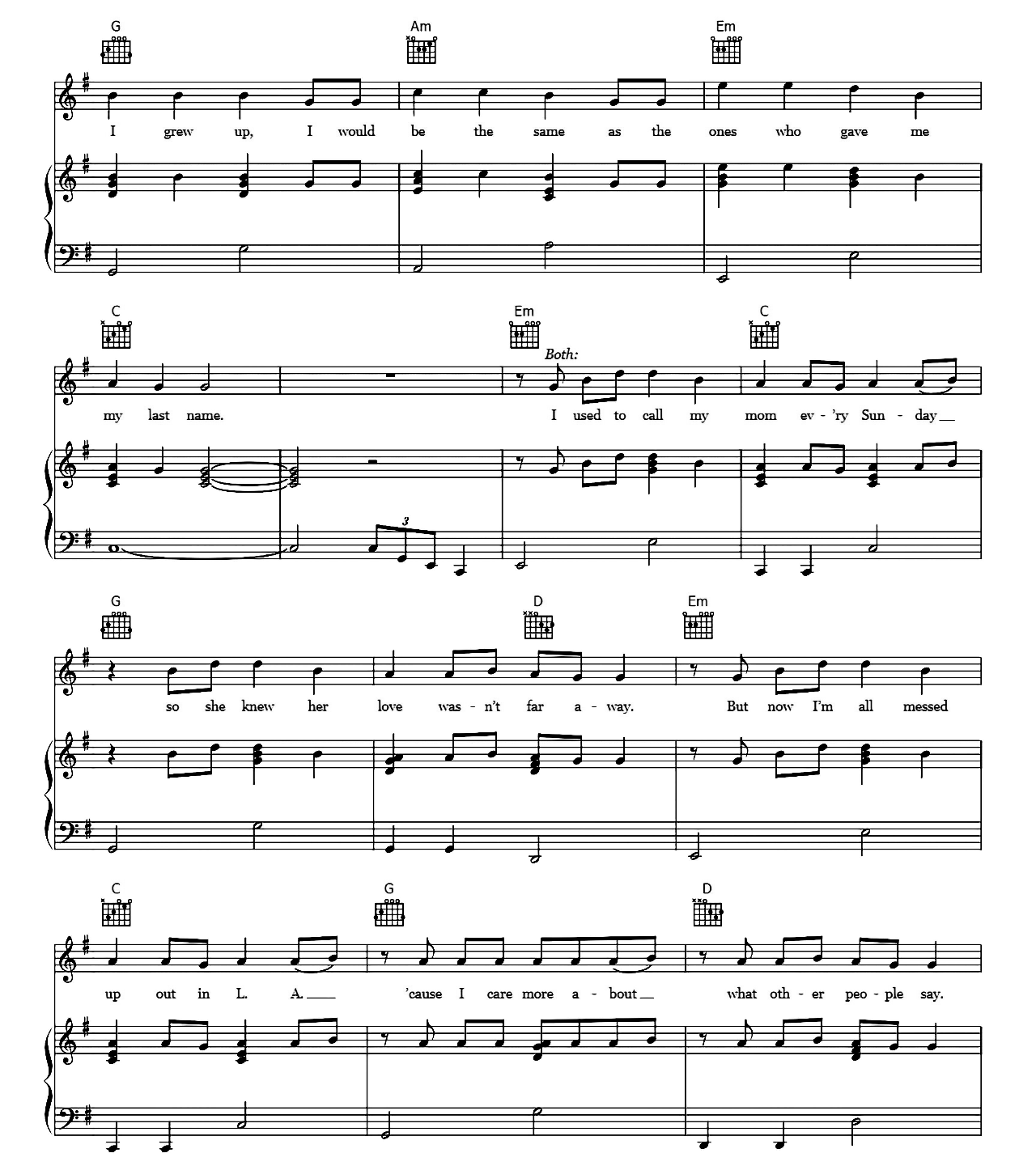 What Other People Say sheet music 6