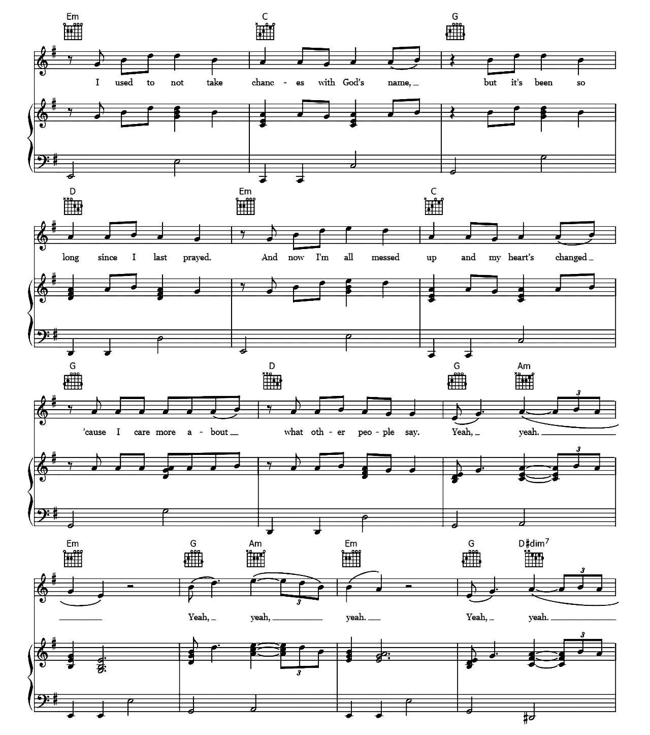 What Other People Say sheet music 7