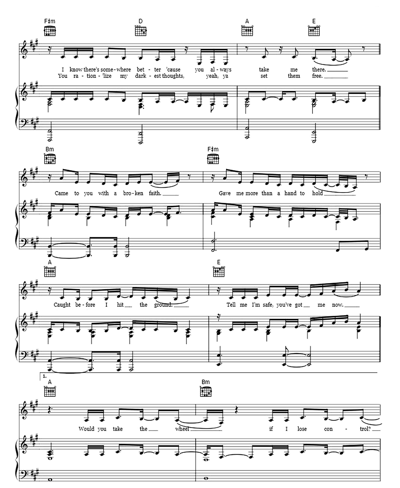 Take Me Home sheet music 2