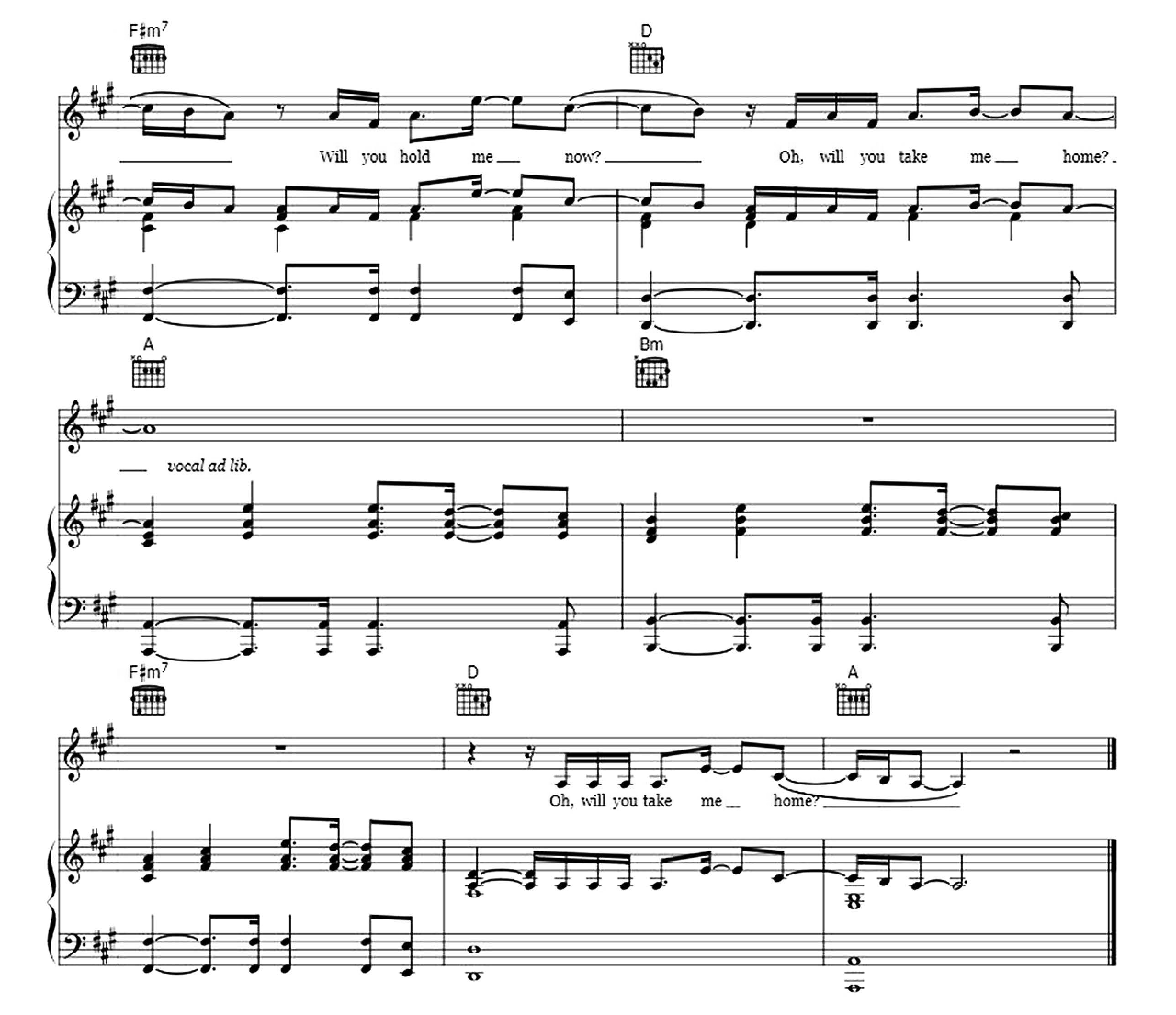 Take Me Home sheet music 7