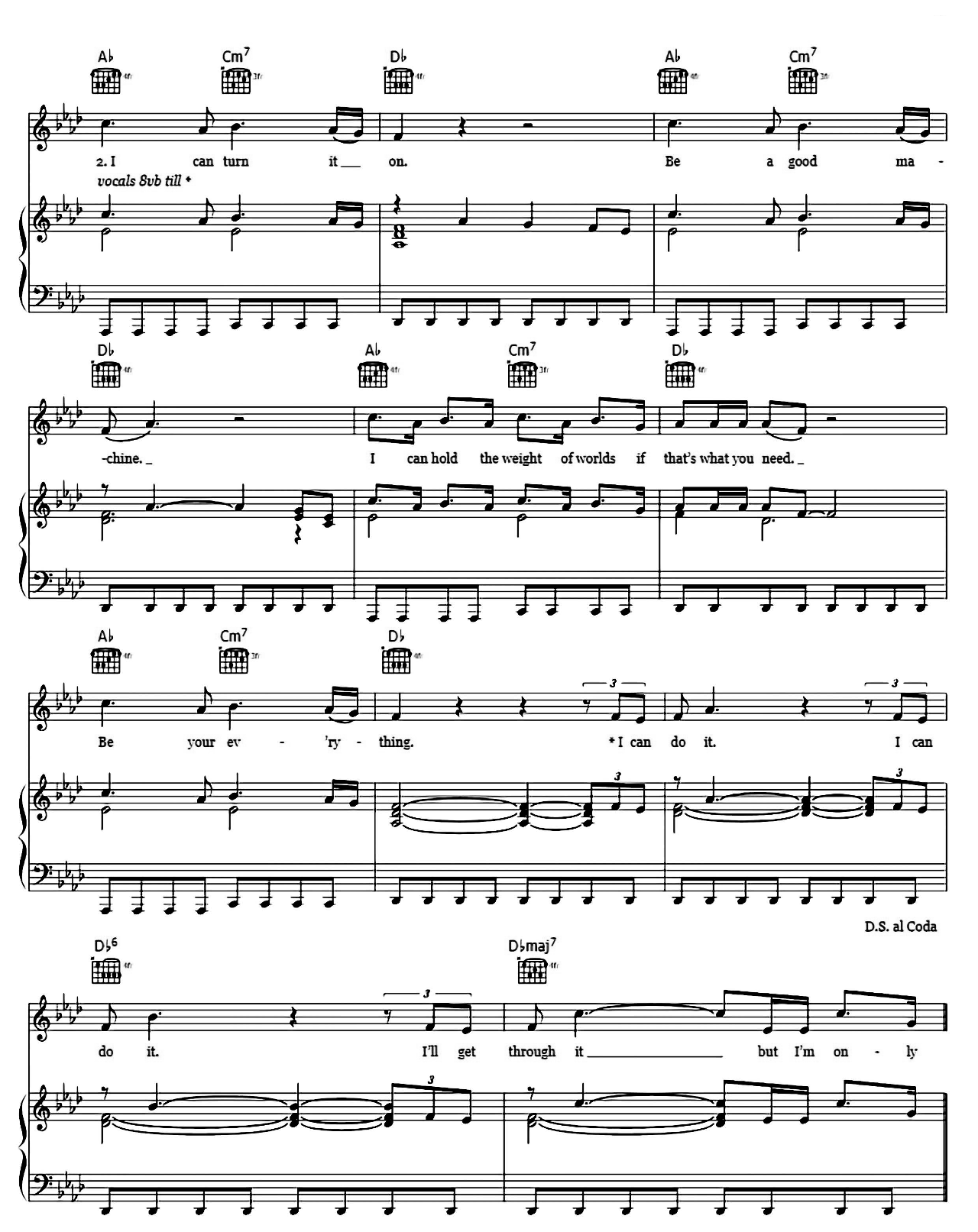 Human sheet music 4