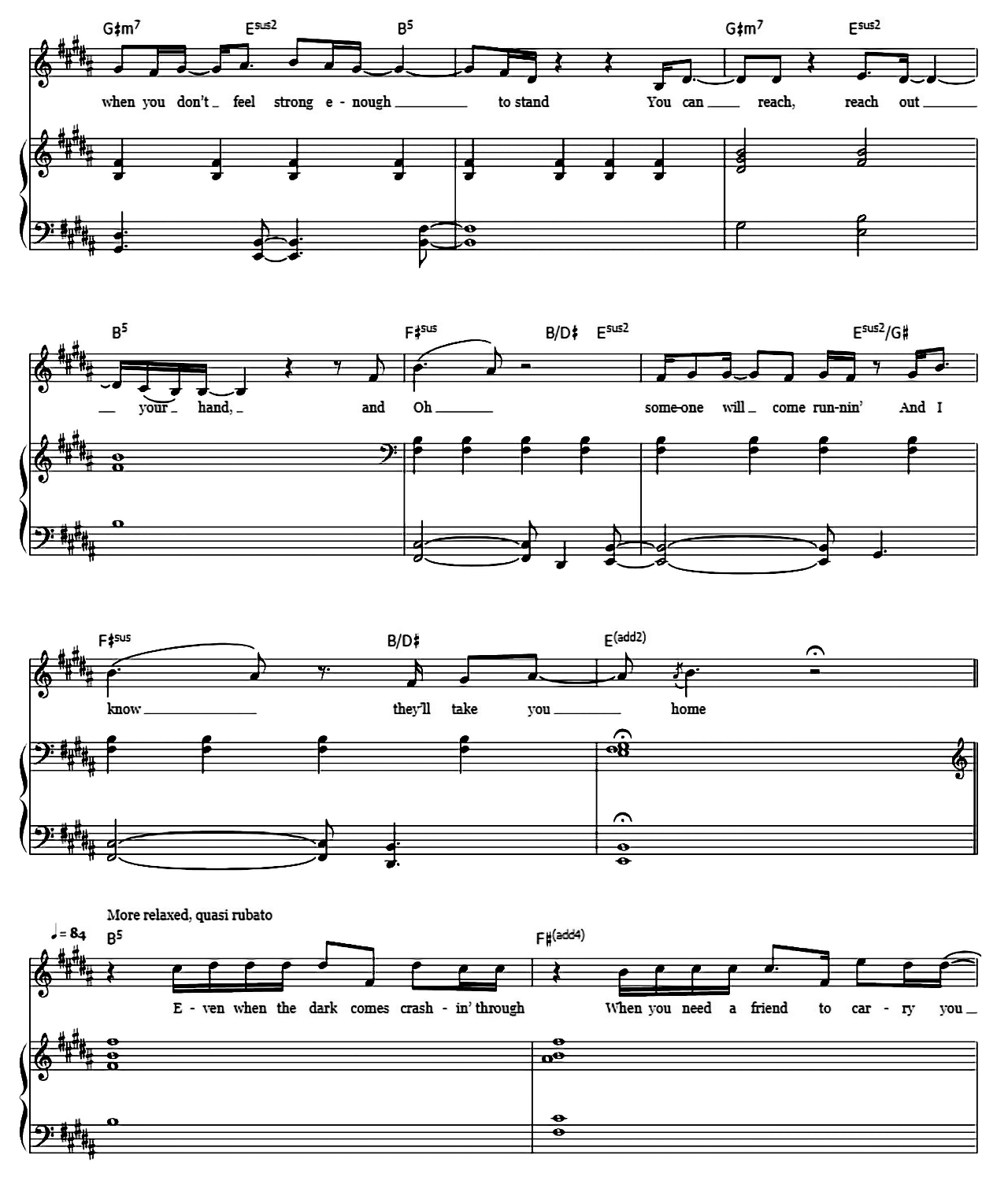 You sheet music 3