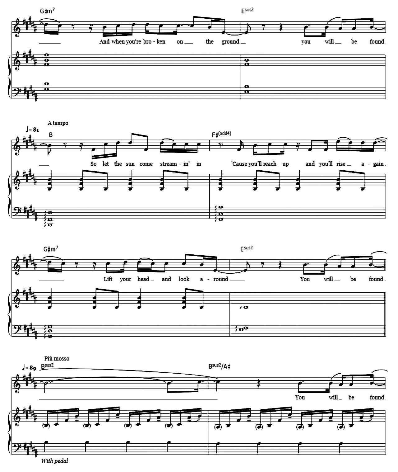 You sheet music 4