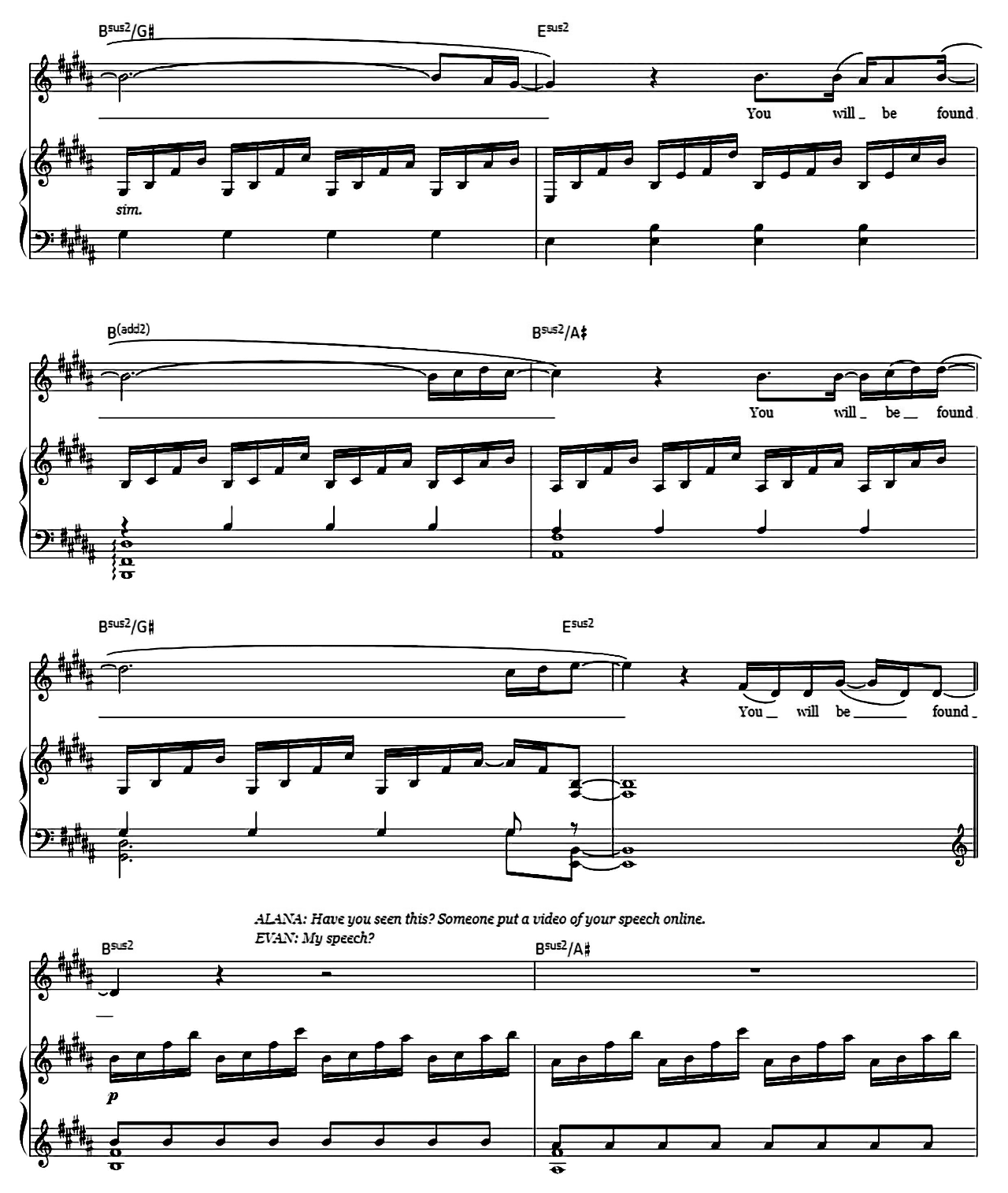 You sheet music 5