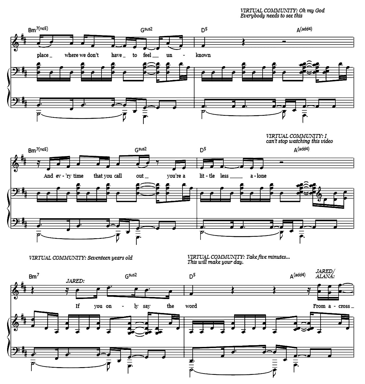 You sheet music 7