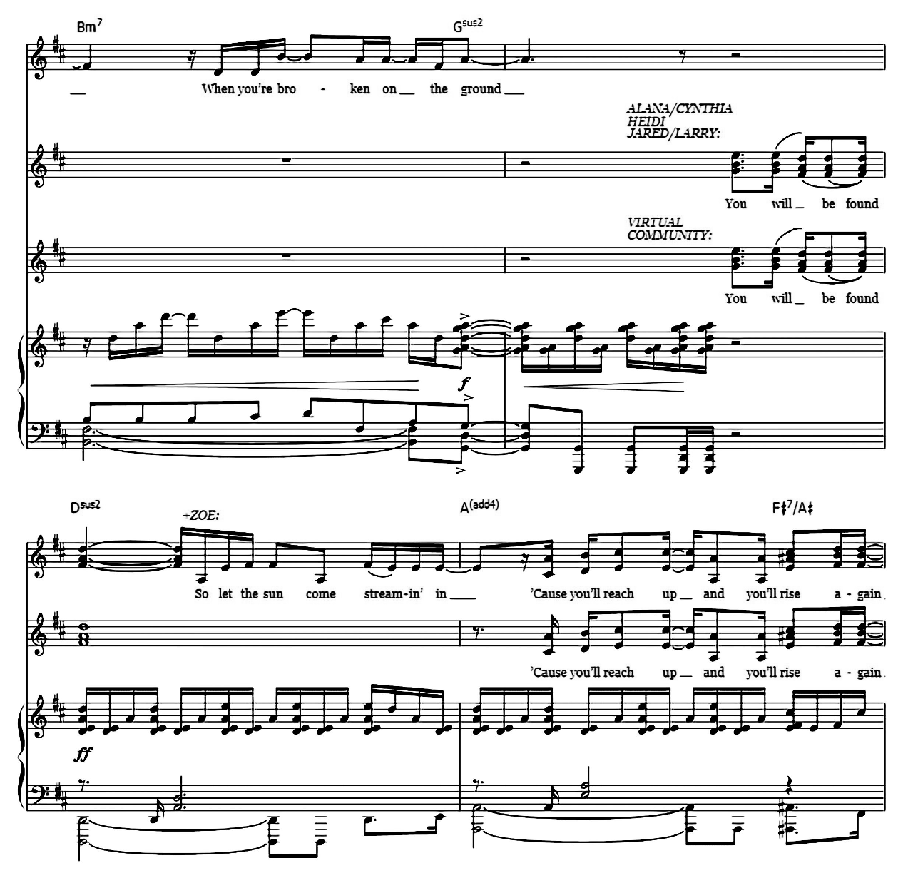 You sheet music 16