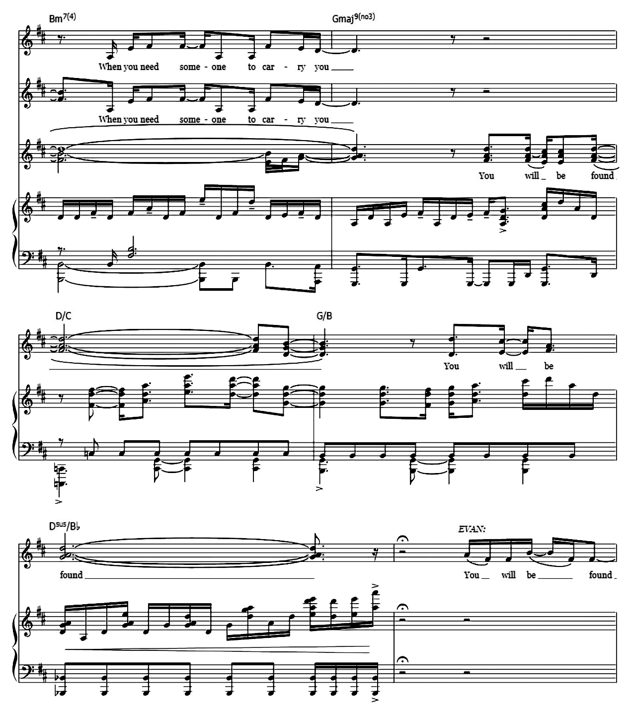 You sheet music 18