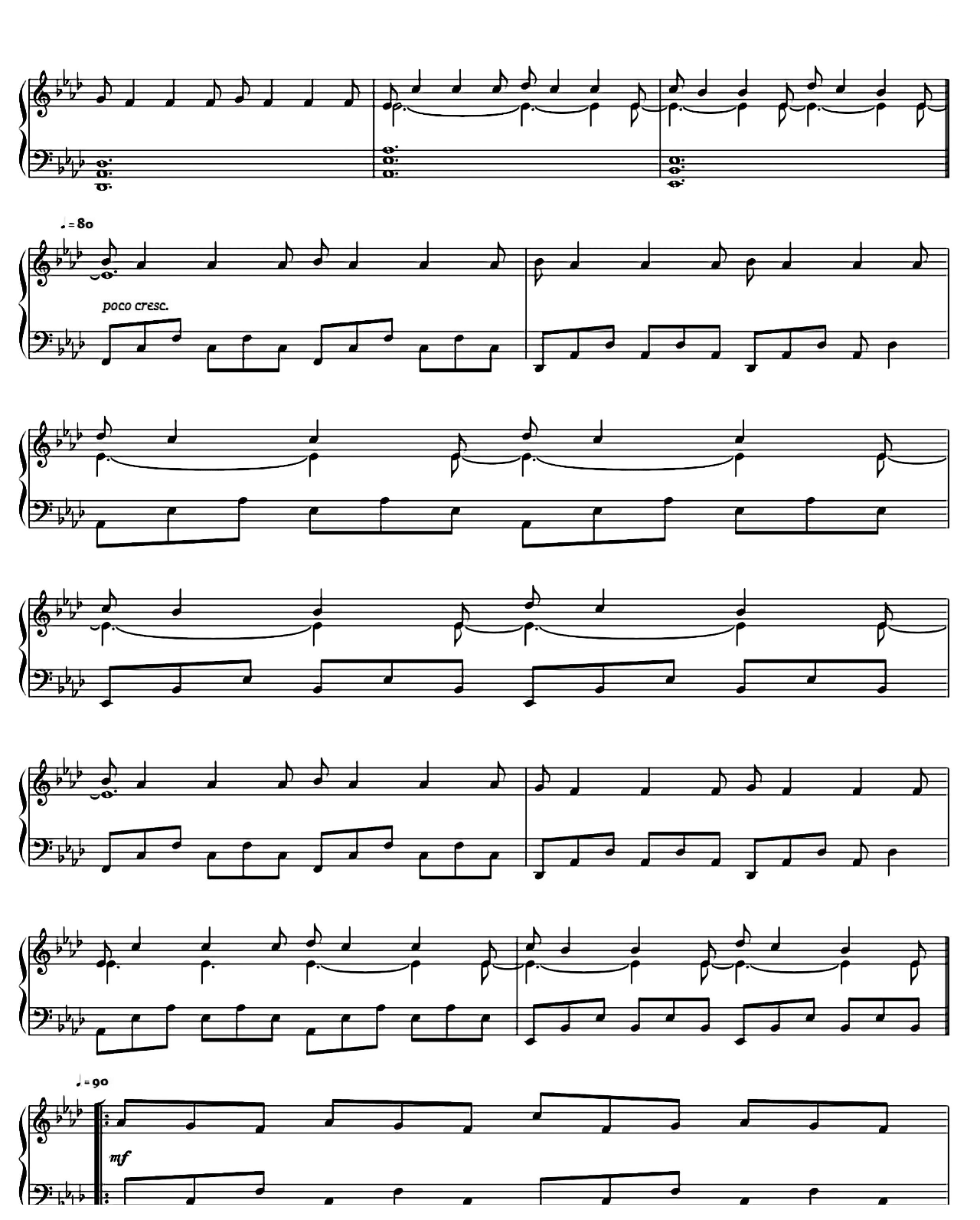 Nuvole Bianche sheet music 6