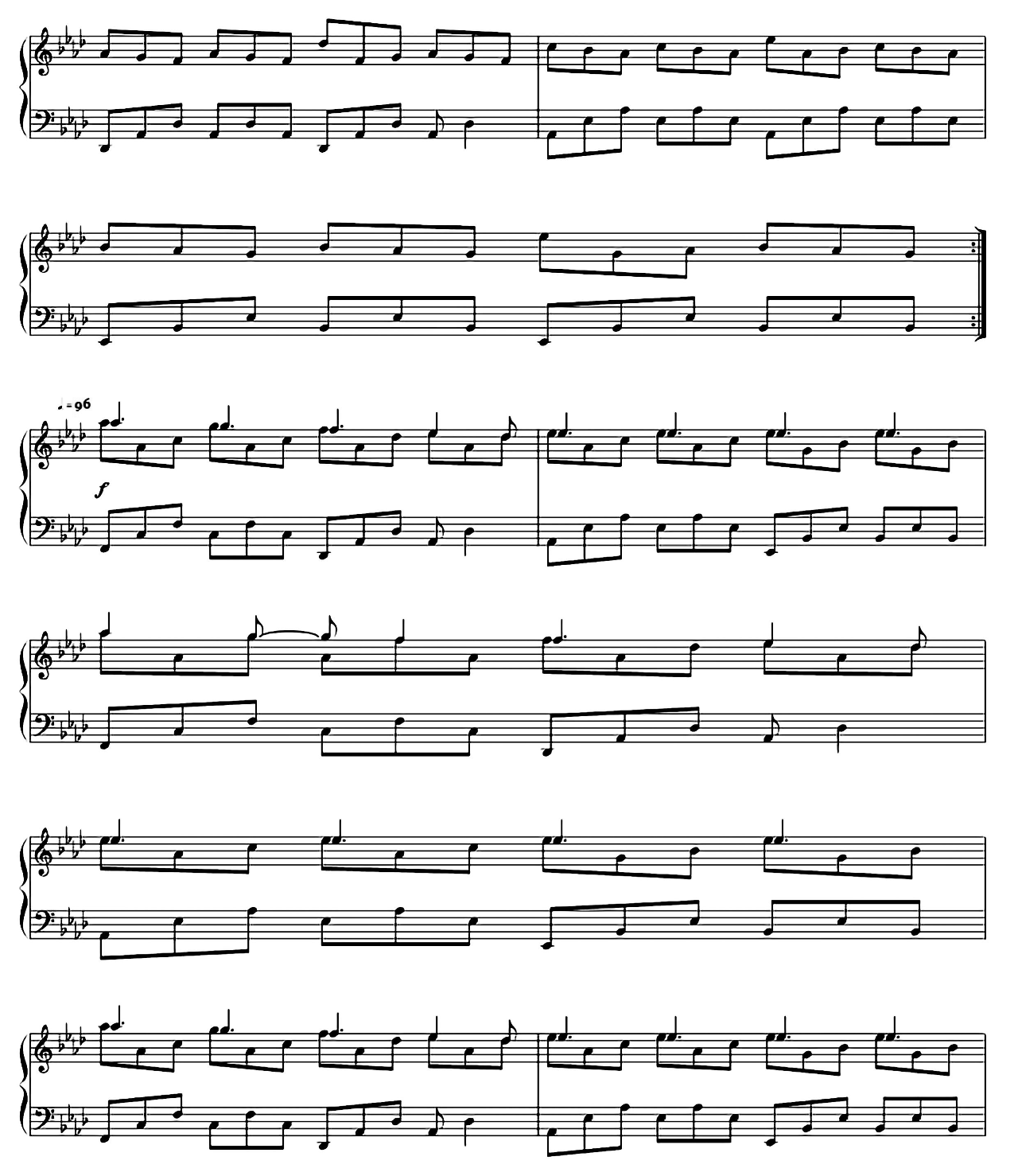 Nuvole Bianche sheet music 7