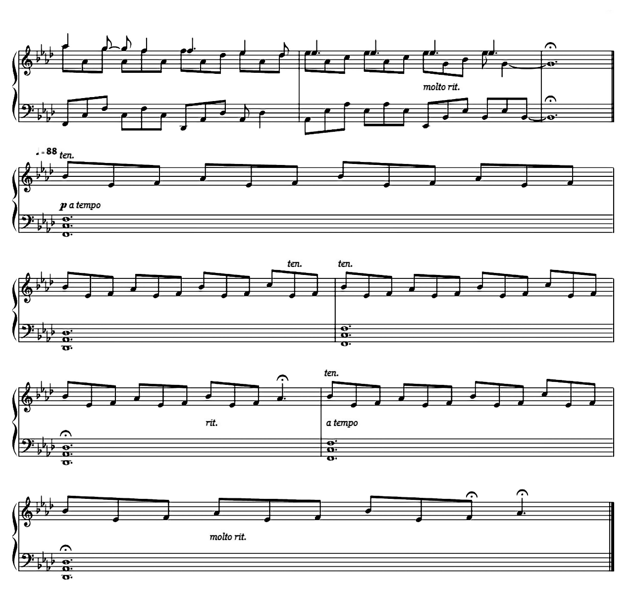 Nuvole Bianche sheet music 8