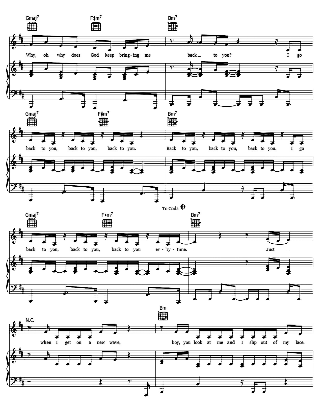 Everytime sheet music 4