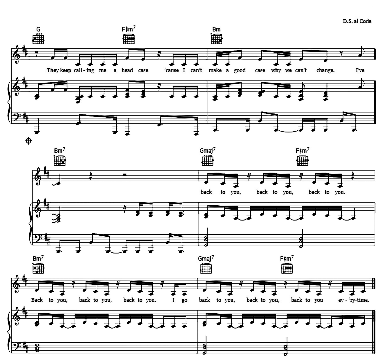 Everytime sheet music 5