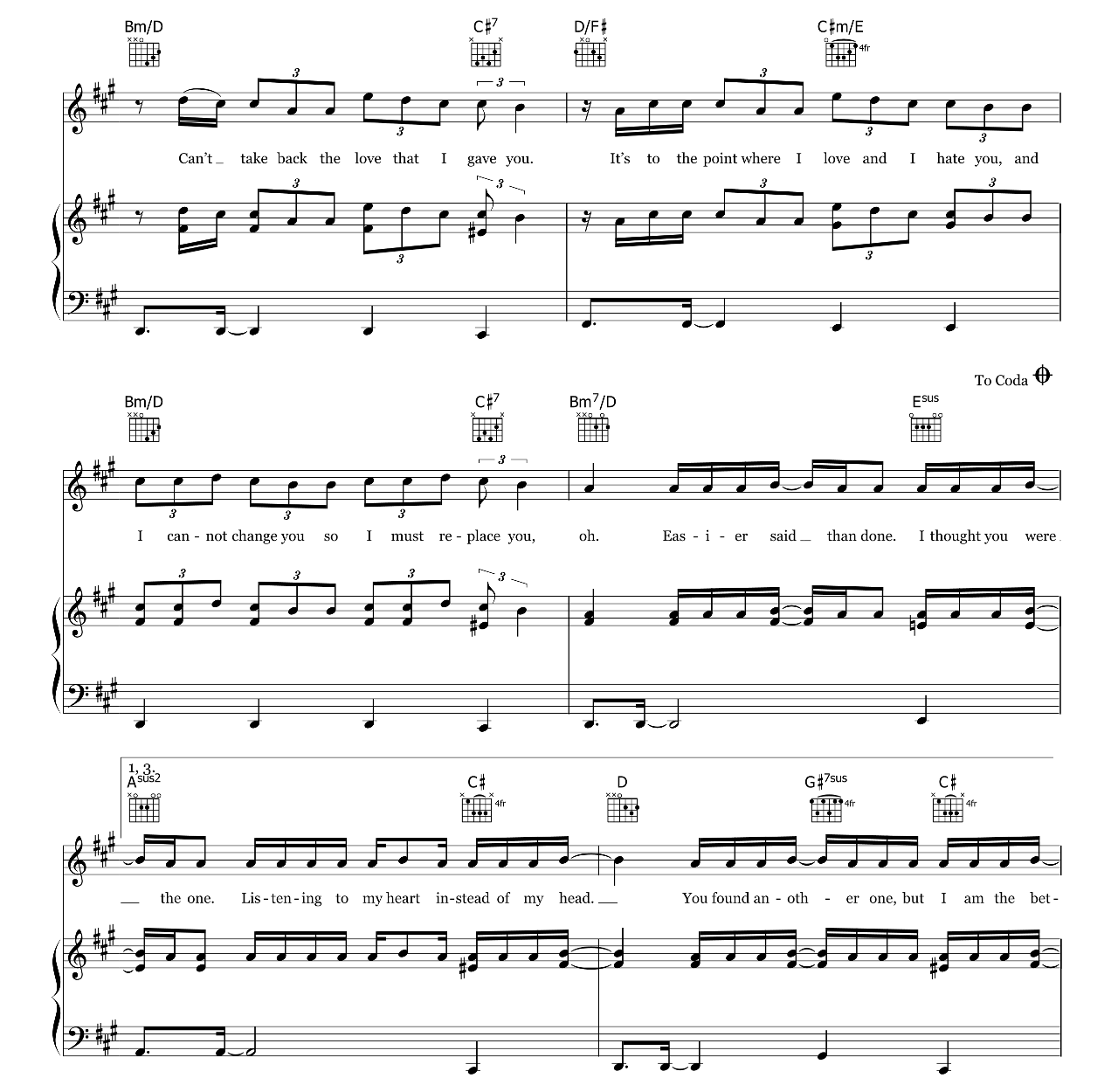 Lucid Dreams sheet music 2