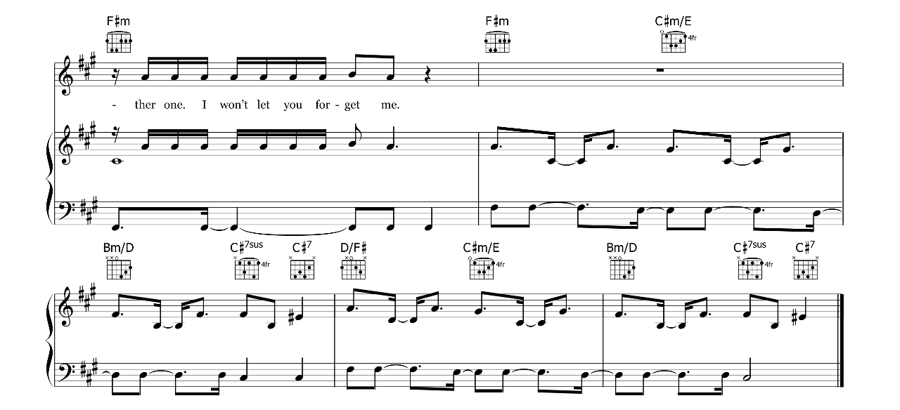 Lucid Dreams sheet music 8