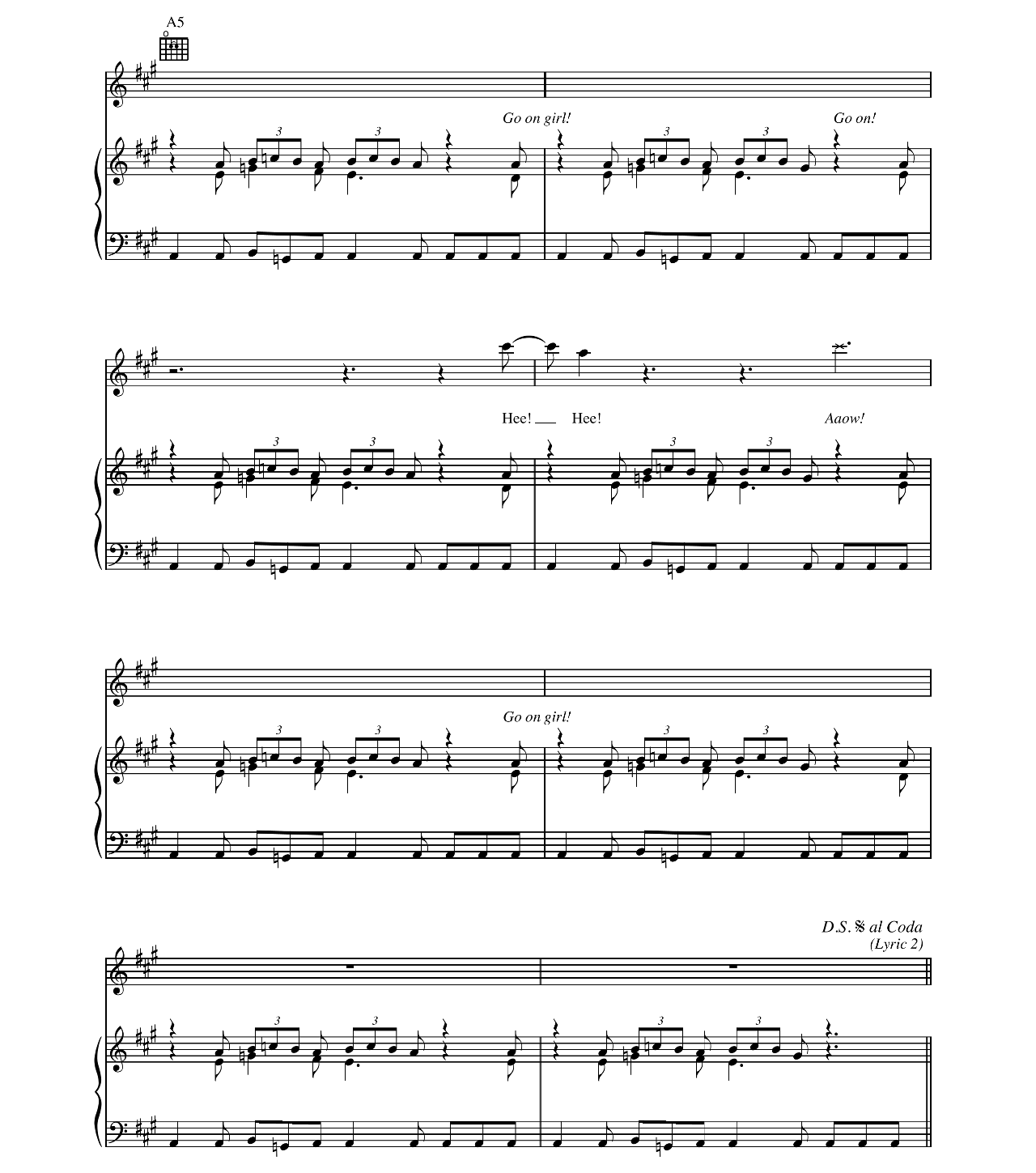The Way You Make Me Feel sheet music 5