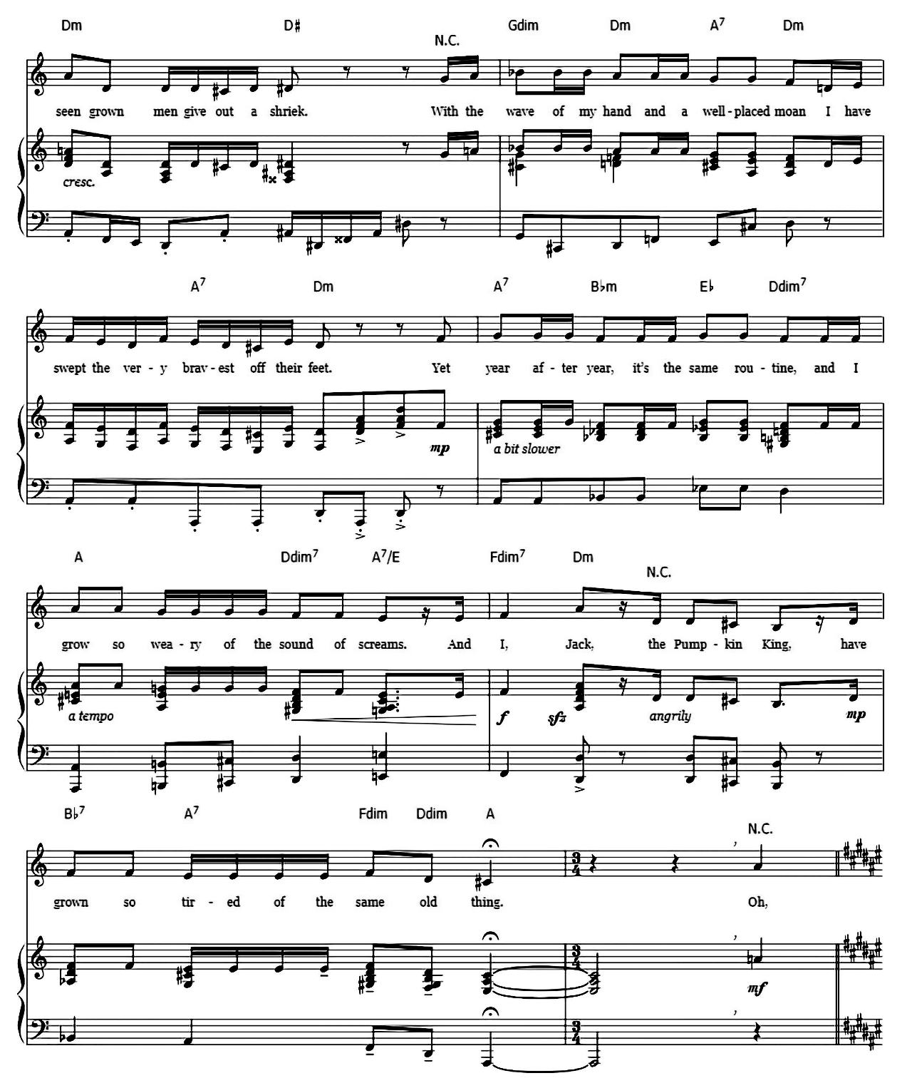 Jack's Lament sheet music 2
