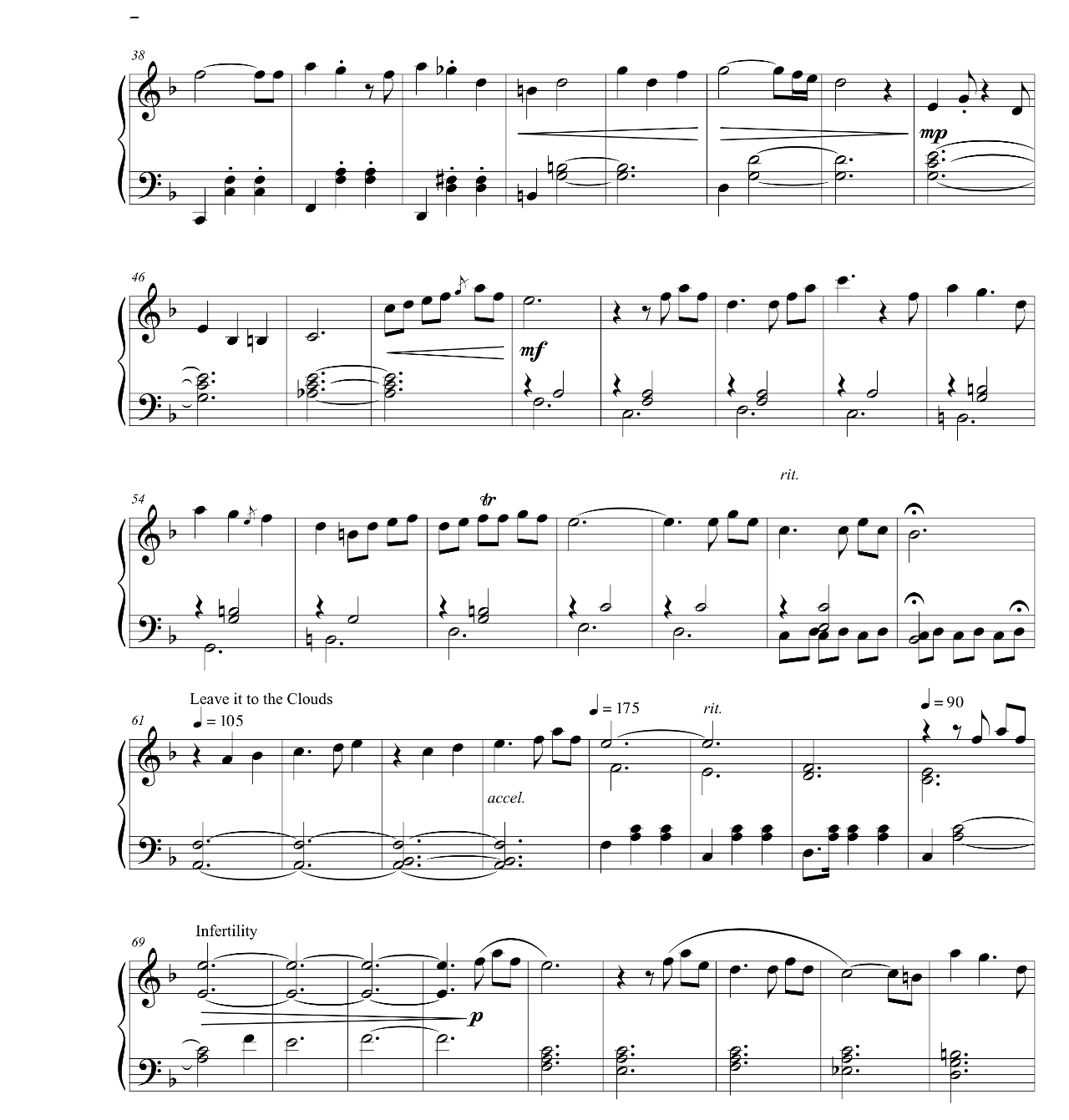 Married Life sheet music 2