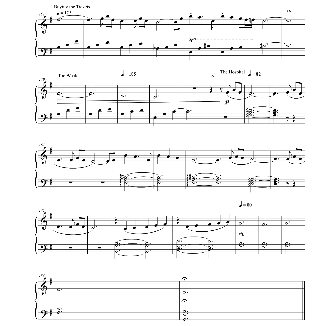 Married Life sheet music 5