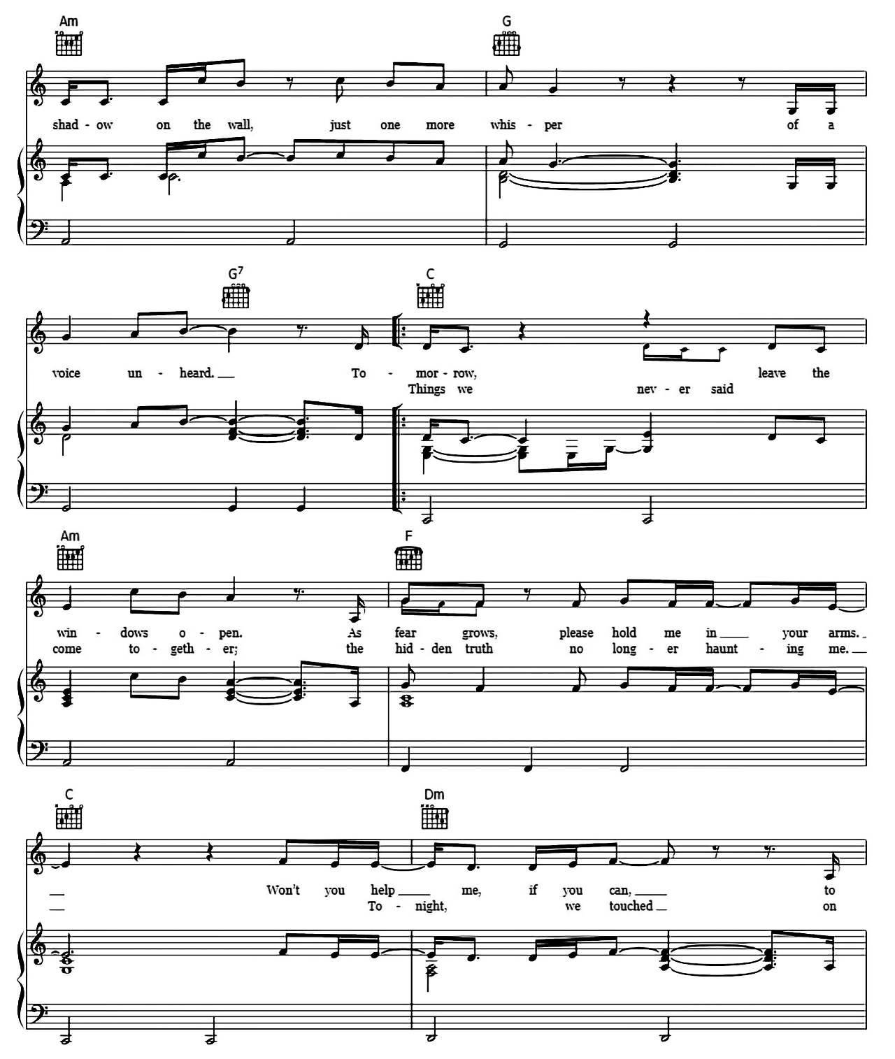 The Last Song sheet music 2