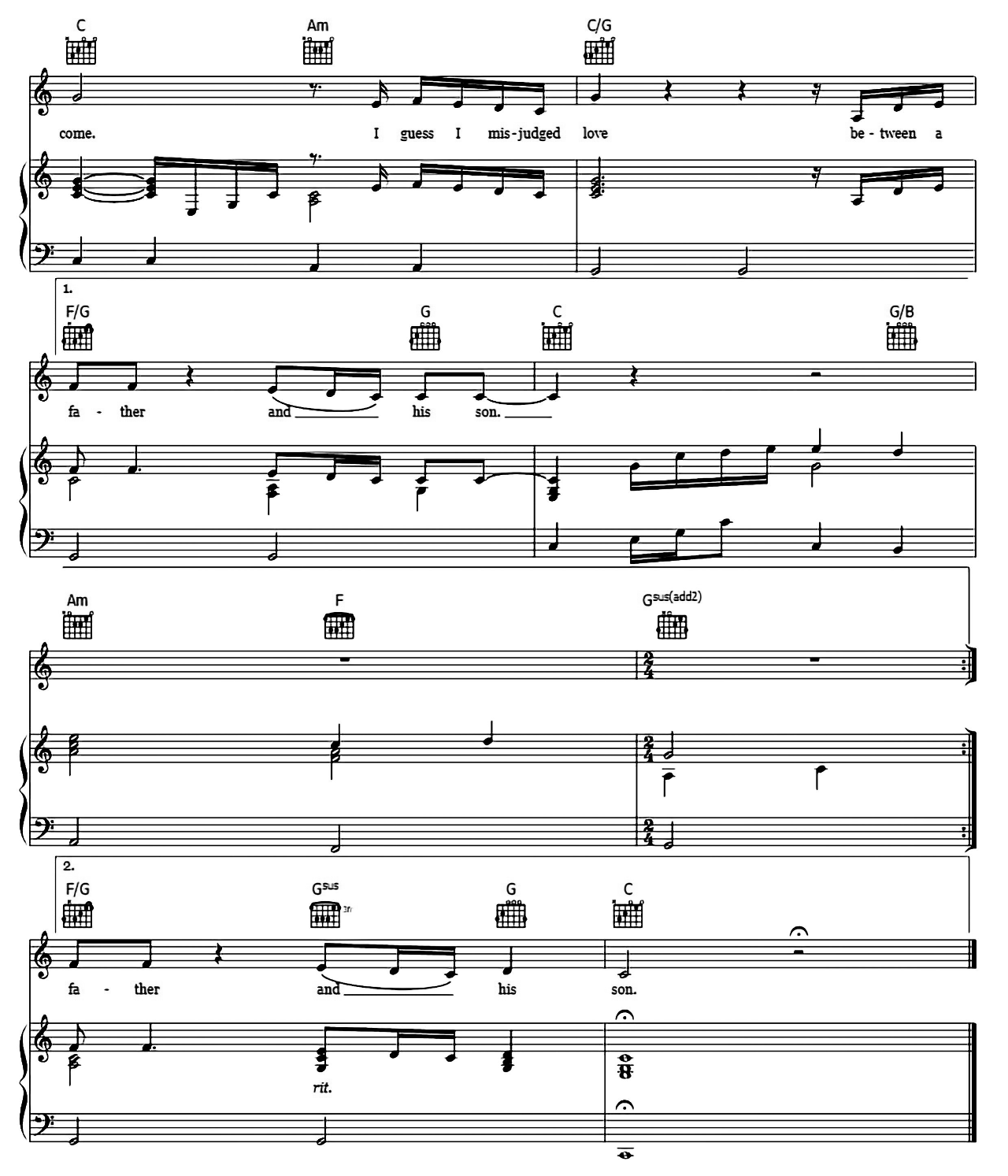 The Last Song sheet music 4