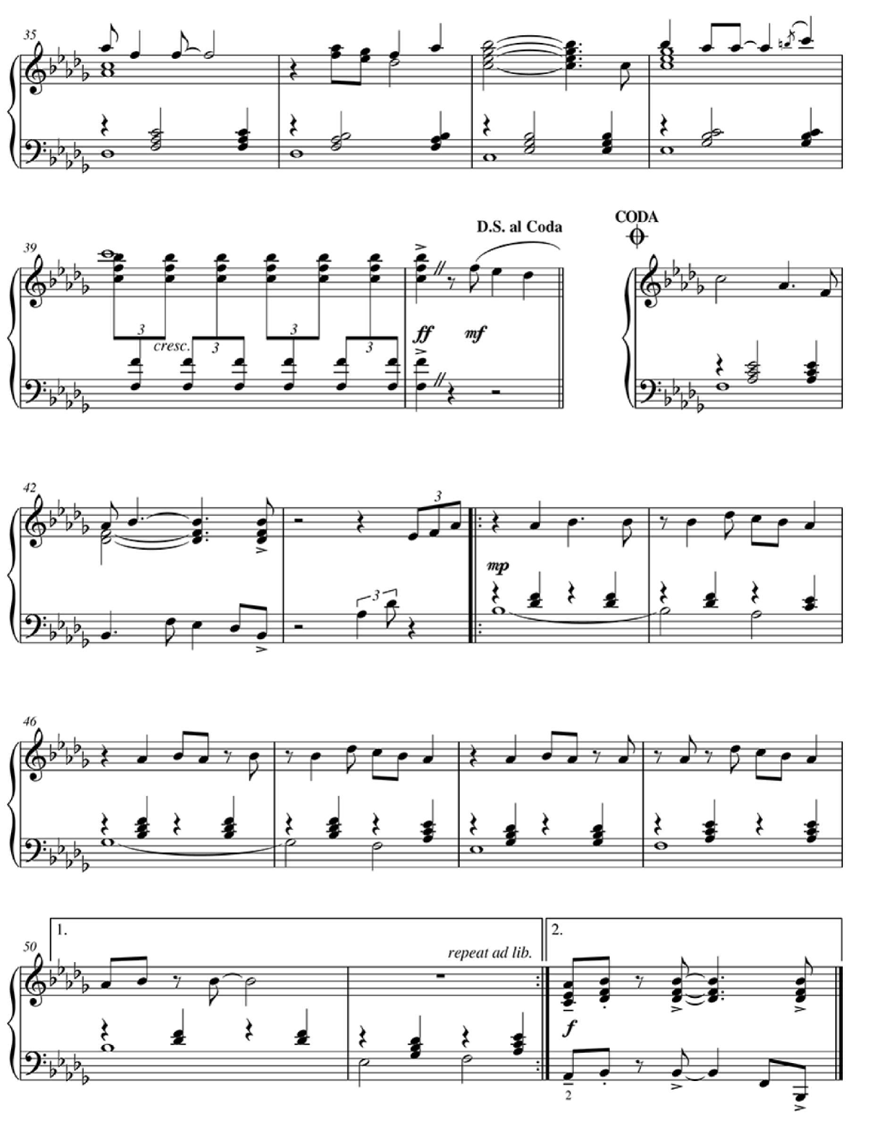 Part Time Lover sheet music 3