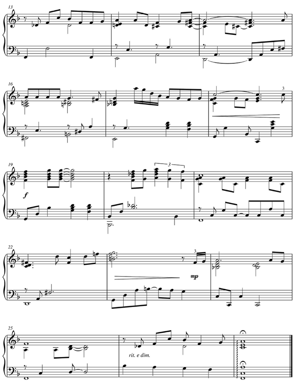 You And I sheet music 2