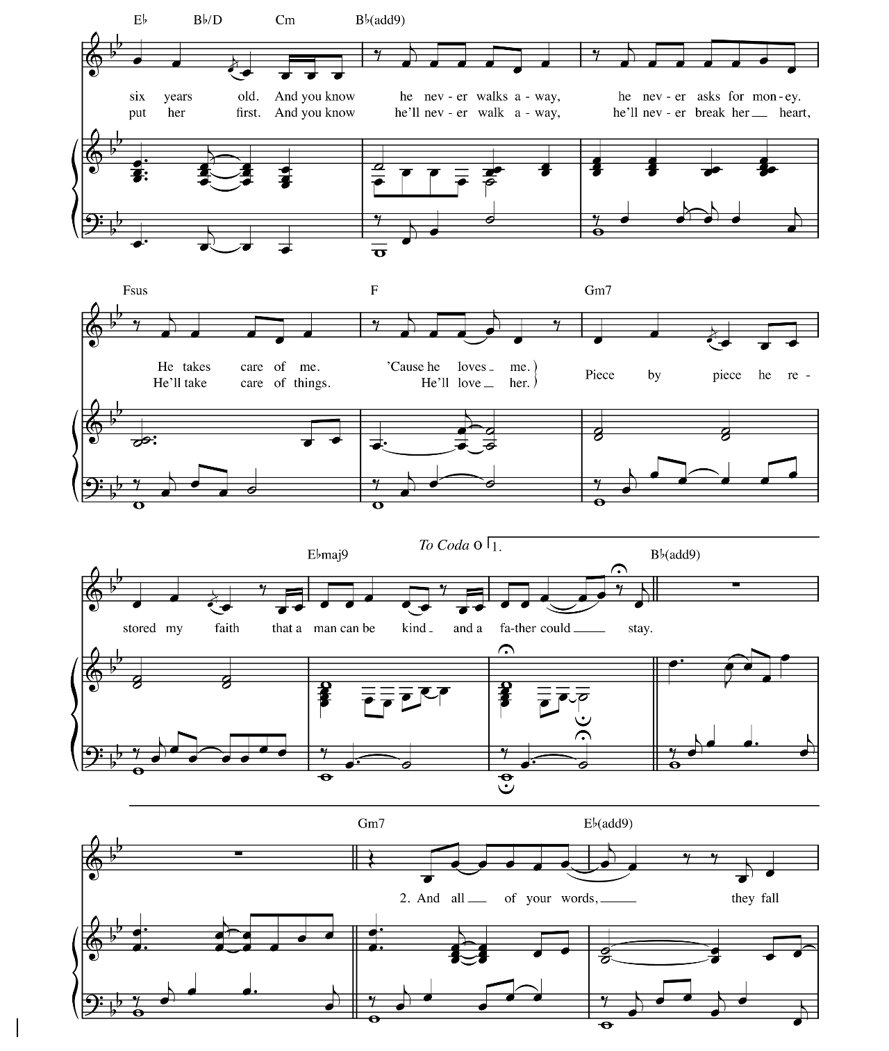 Piece By Piece sheet music 3