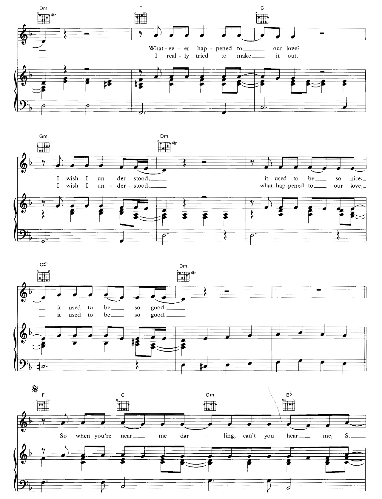 SOS sheet music 2