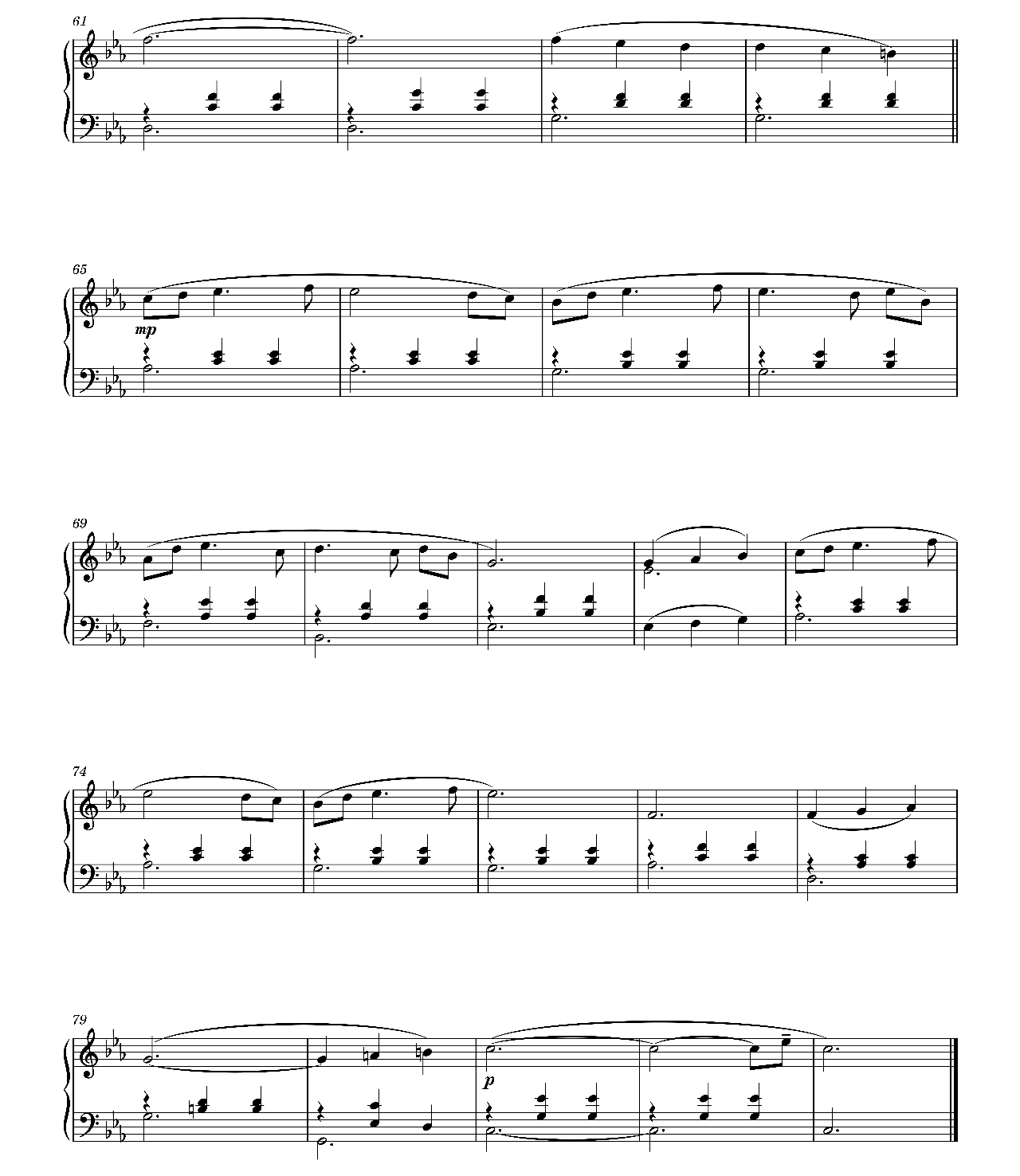 Wishing sheet music 4