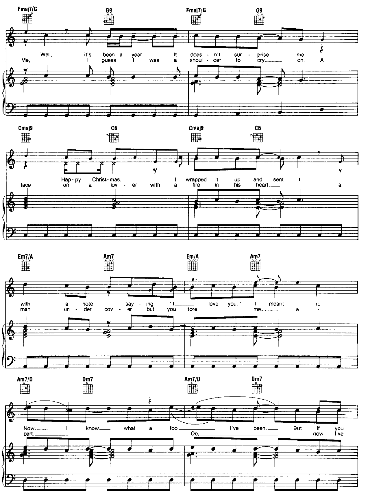 Last Christmas sheet music 5