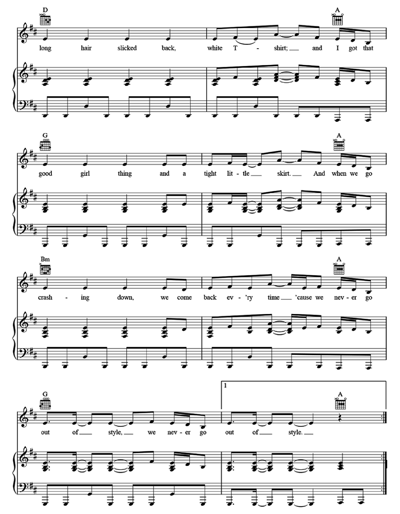 Style sheet music 5