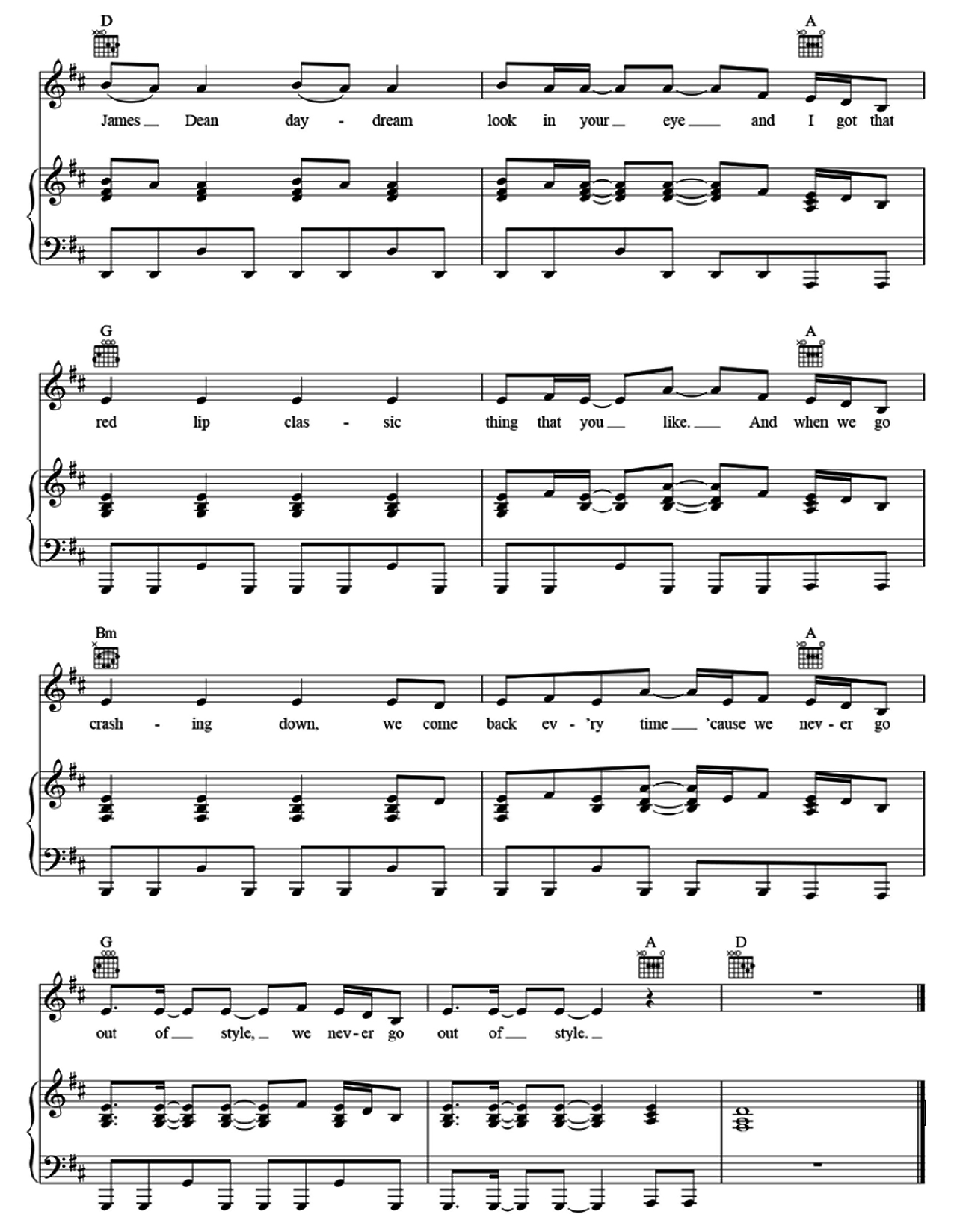 Style sheet music 7