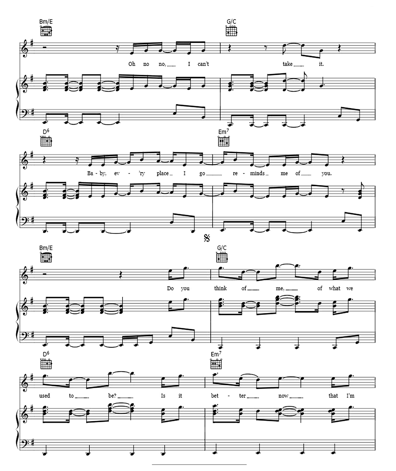 Don't Wanna Know sheet music 3