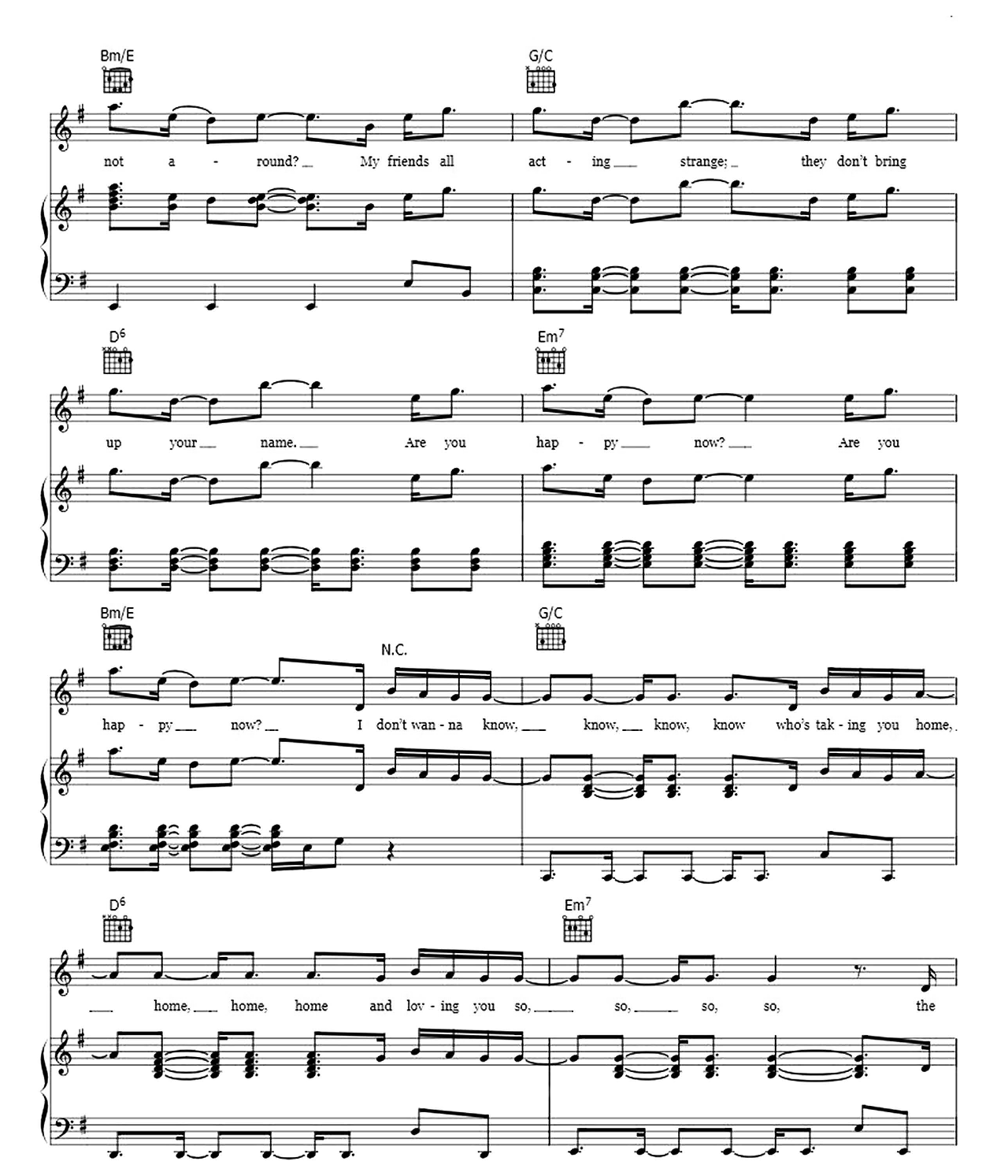 Don't Wanna Know sheet music 4