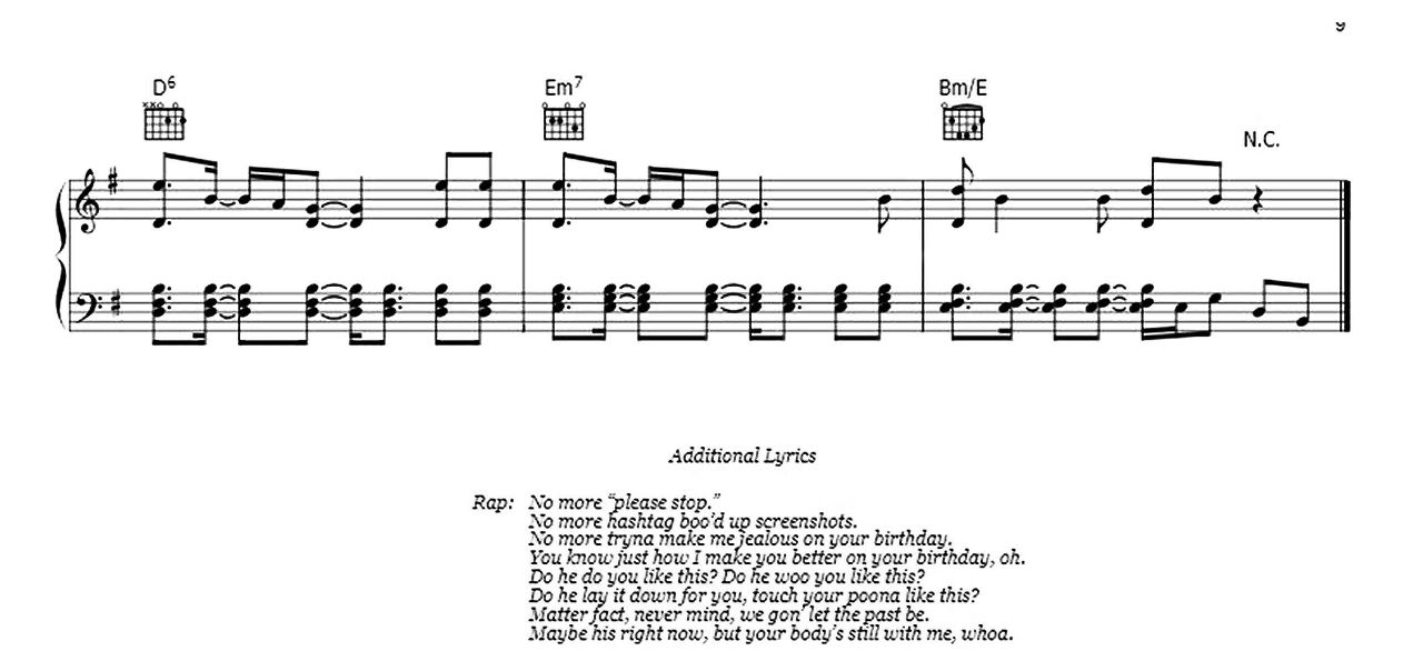 Don't Wanna Know sheet music 9