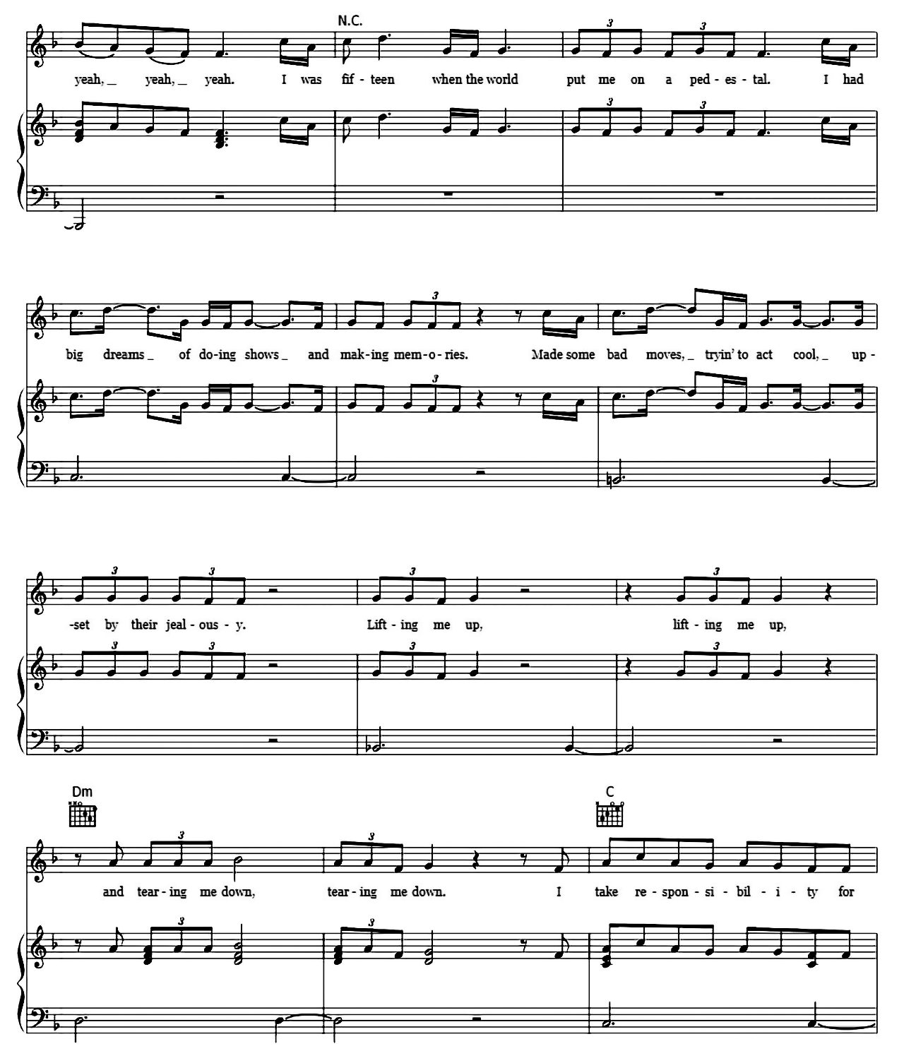 Monster sheet music 4